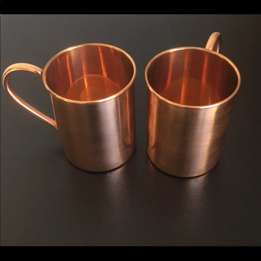 * Pair of Moscow Mule 100% Copper Mugs - Picture 3 of 3